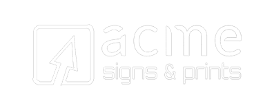 Acme Signs & Prints logo